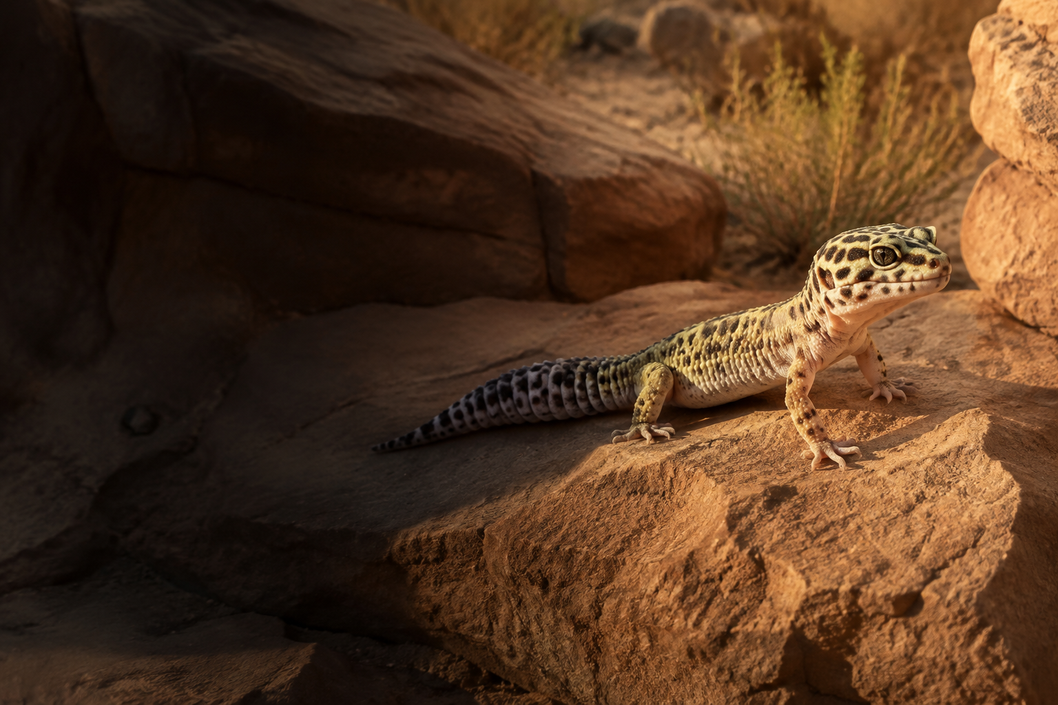 Gecko sobre una rama